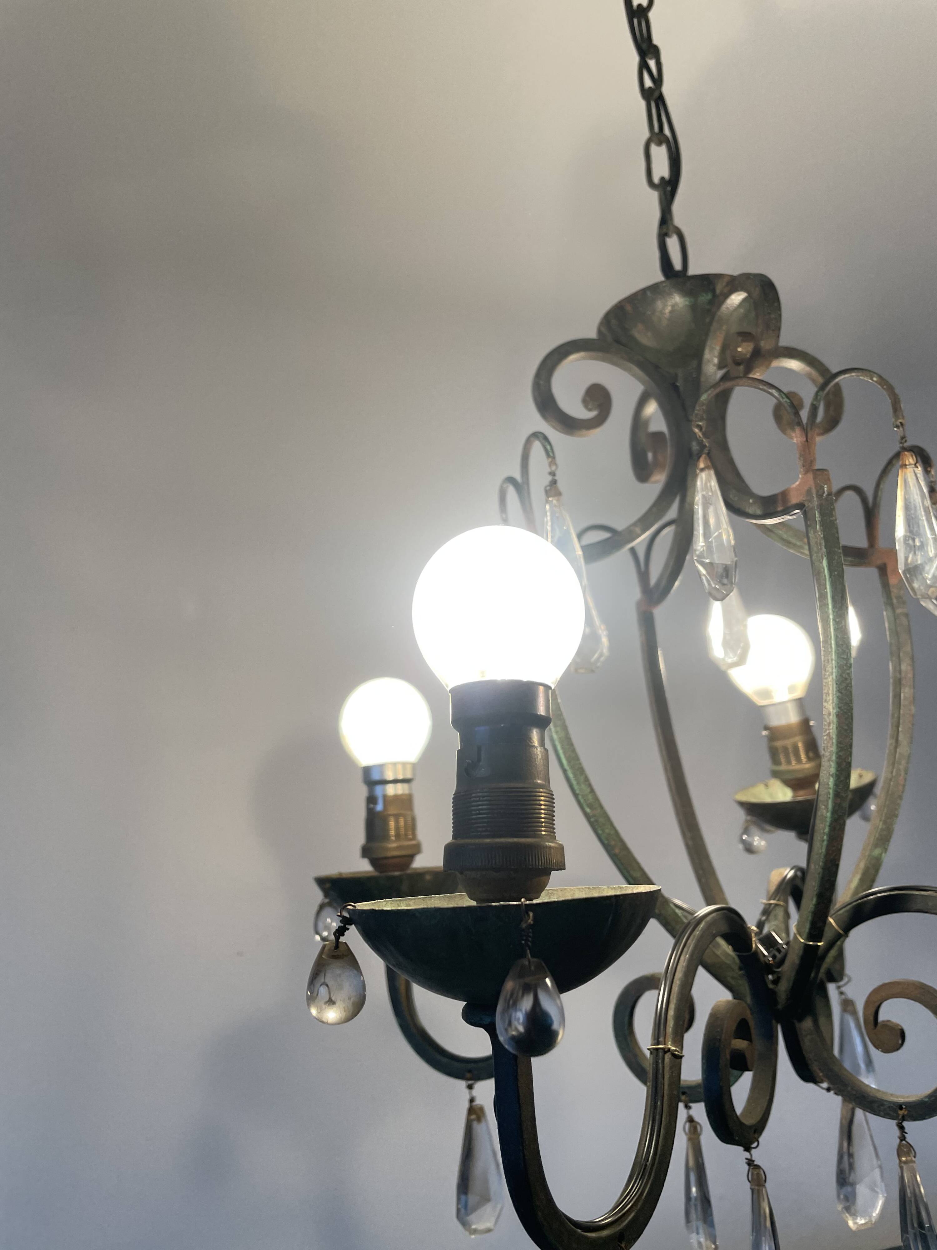 1930s butterfly chandelier