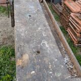 Old carpenter's workbench in its original condition