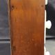Vintage spice rack wood and earthenware blue decor