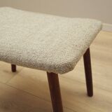 Repose-pieds en teck, design danois, années 1970, production : Danemark