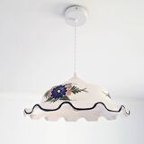 Suspension vintage céramique