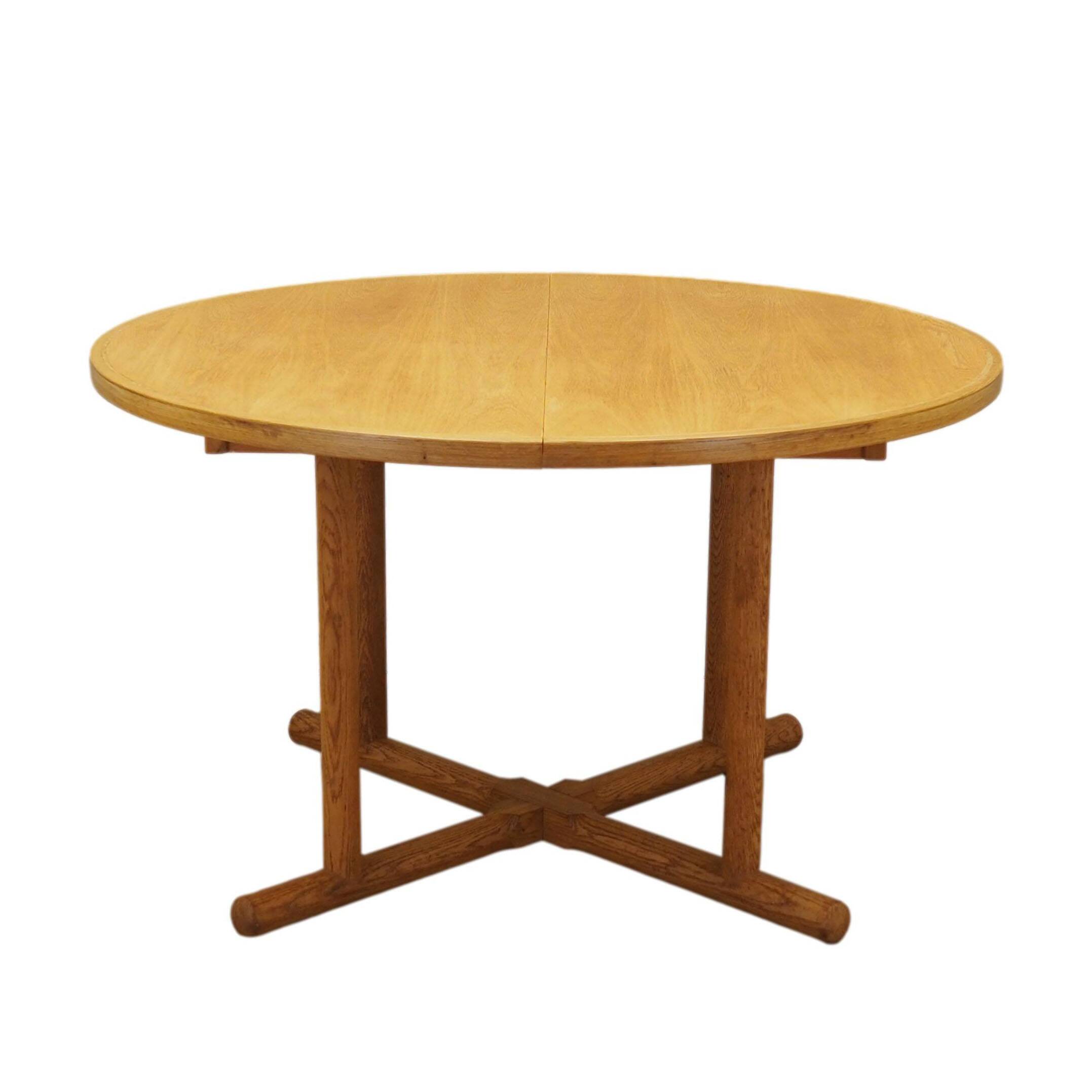Ash round table, Danish design, 1960s, production: Denmark