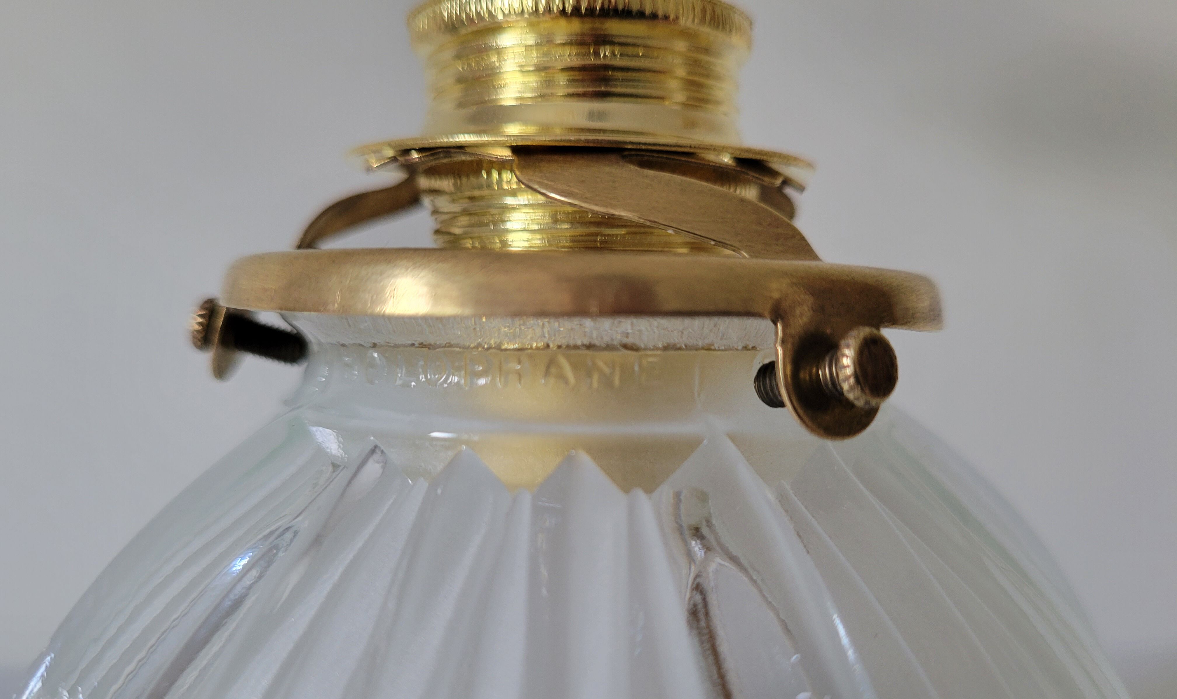 Holophane gooseneck wall lamp