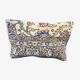 Housse de coussin neutre à motif floral 40x60cm