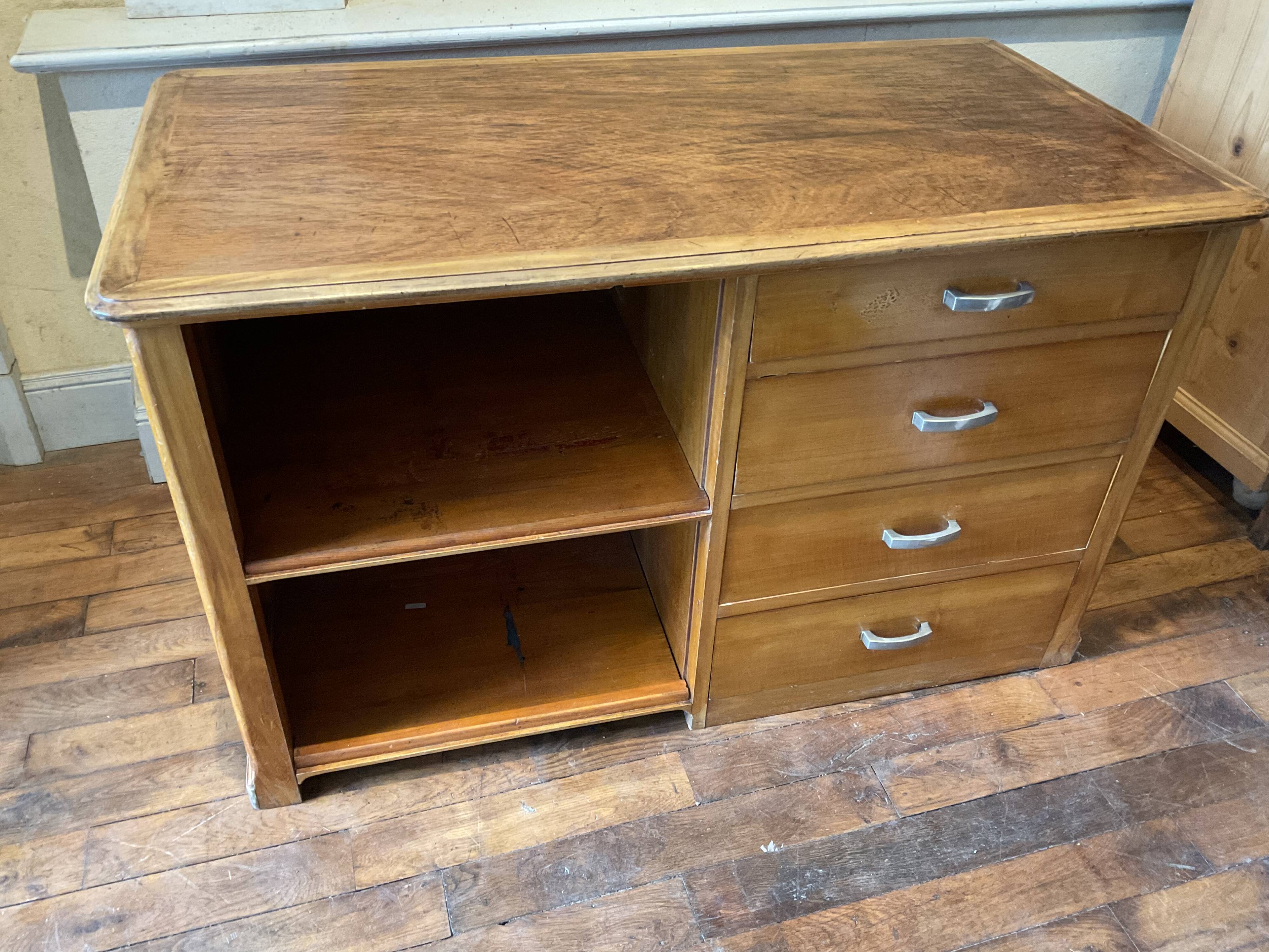 Store counter bank store haberdashery be 4 drawers