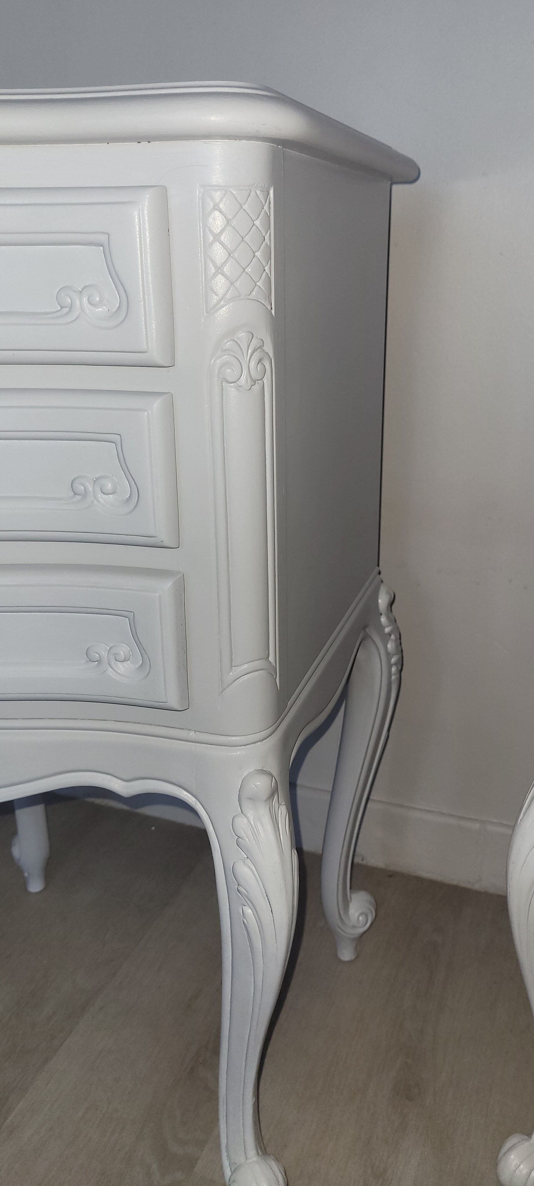 Louis XV style bedside tables