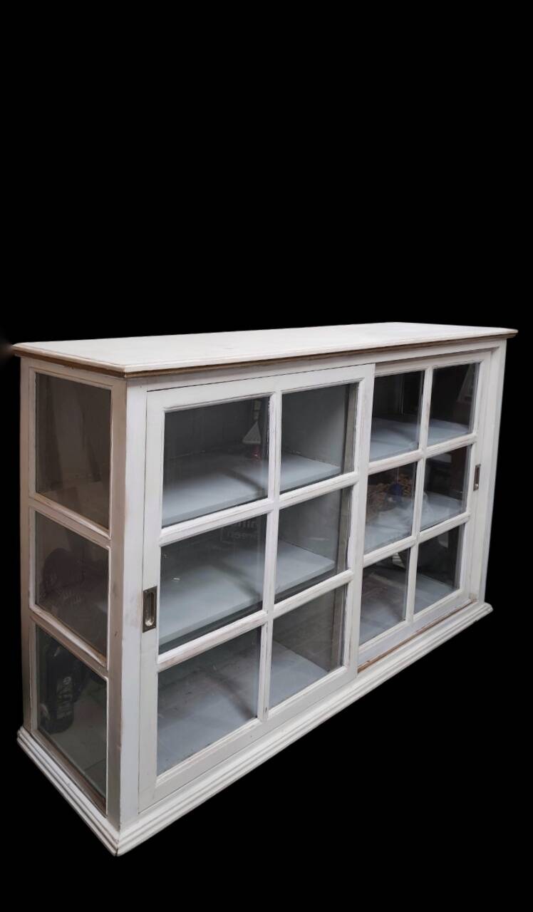 Antique low display cabinet.