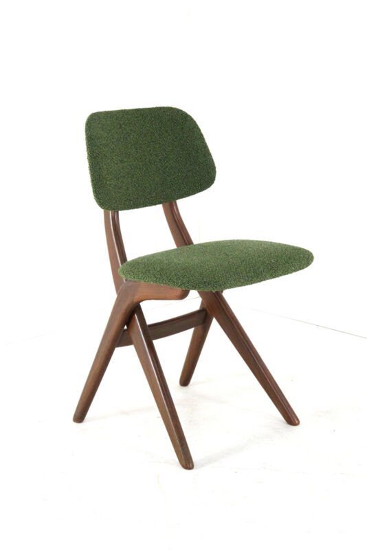 4 chaises ciseaux AwA restaurées, Pays-Bas milieu XXème