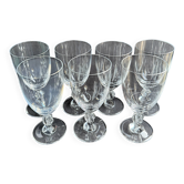 7 verres fréjus n°5 par lalique france