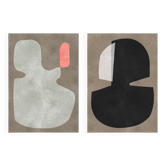 2 contemporary modern art prints