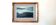 Marine painting oil on panel lake view - 1962