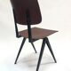 Lot of 4 vintage school chairs Galvanitas S16 Netherlands