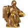 Workshop plaster "1930, Cubist Art Deco sculpture, draped nude woman