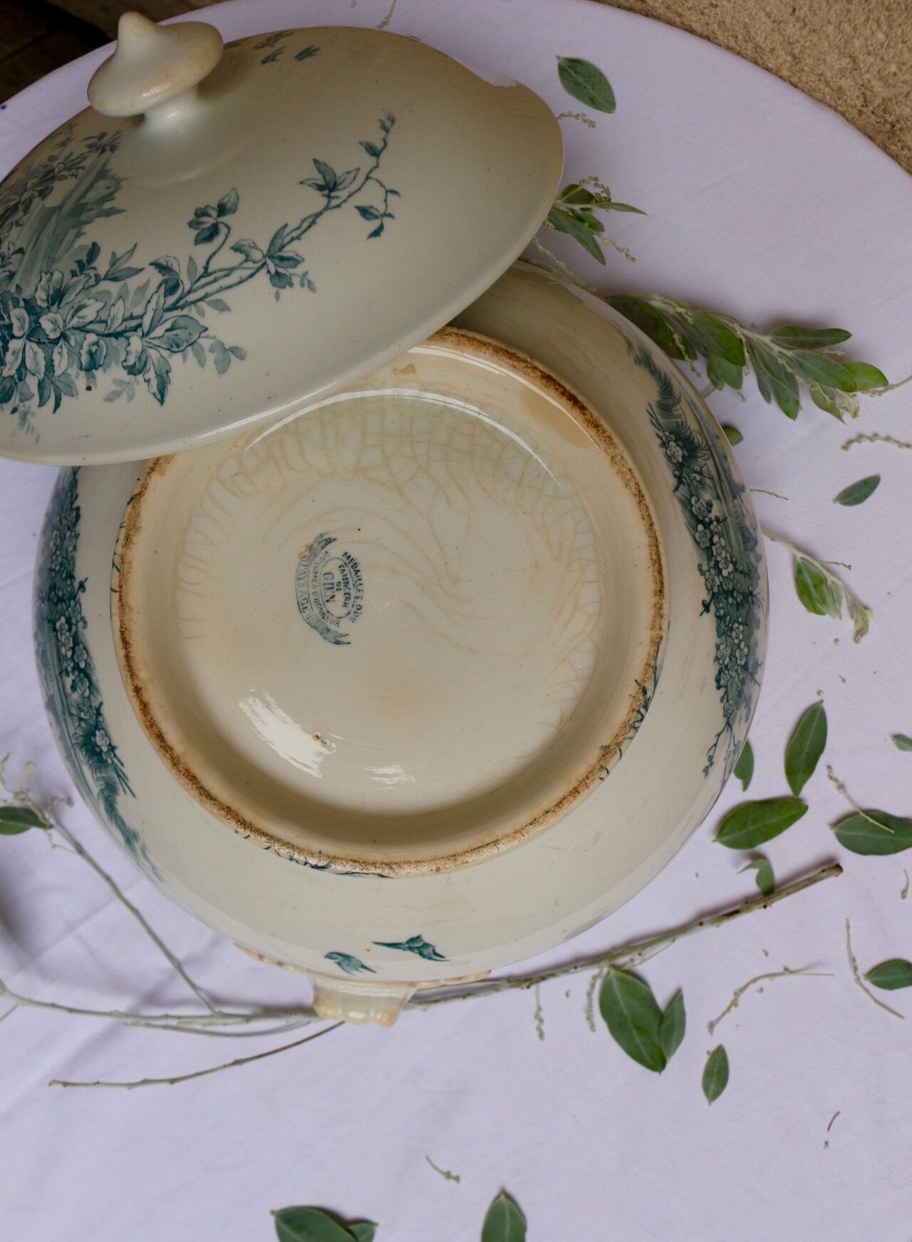 Soupière Terre de Fer, Gien