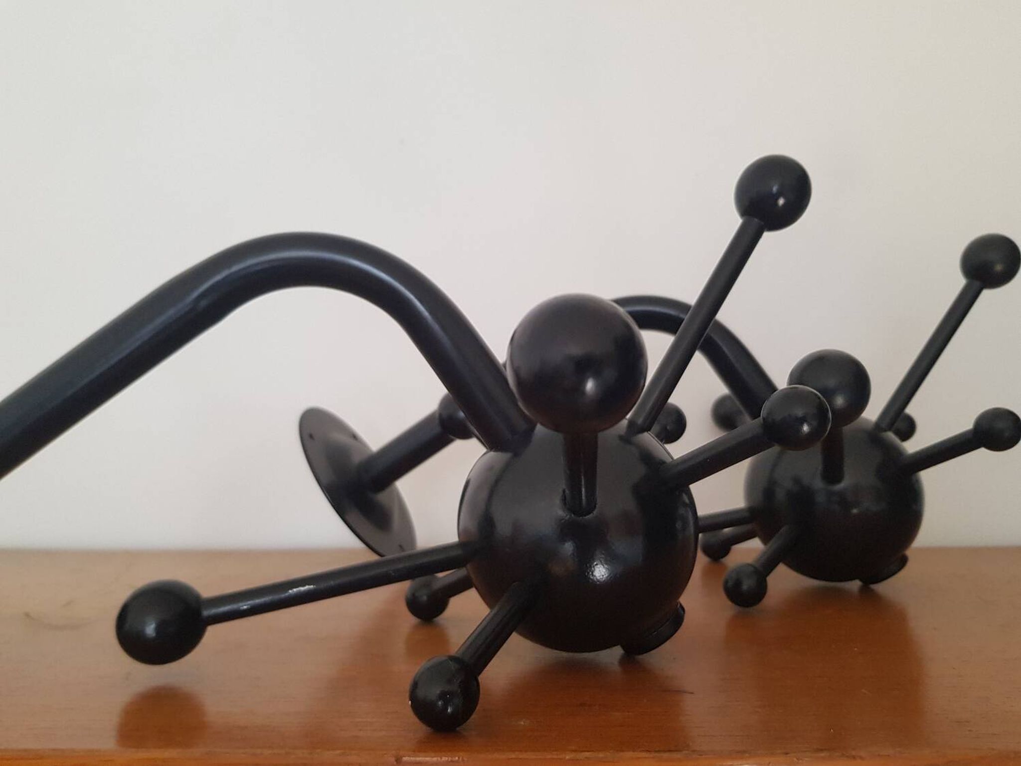 Lot de 2 porte manteau spoutnik noirs