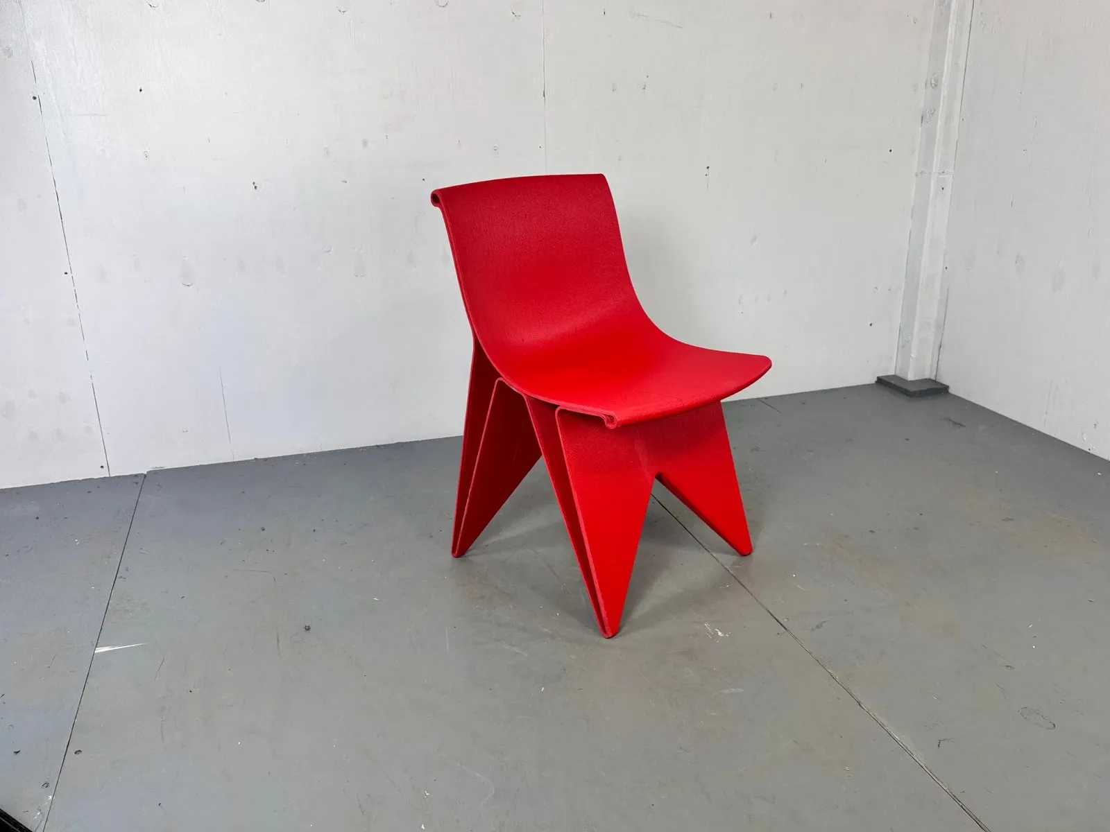 Modernist futuristic endless style printed chair attributed to Dirk van de Kooij, 2000s