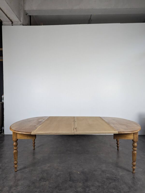 Table Louis Philippe à allonges en Merisier