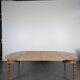 Louis Philippe table with extensions in cherry wood.