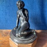 Sculpture en terre cuite, art déco, Vénus 1930