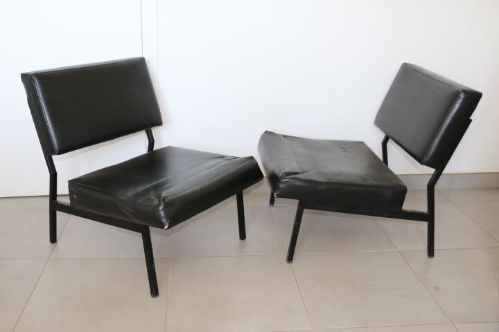 2 metal heaters skaï 1960