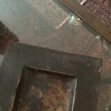 Metal and glass coffee table