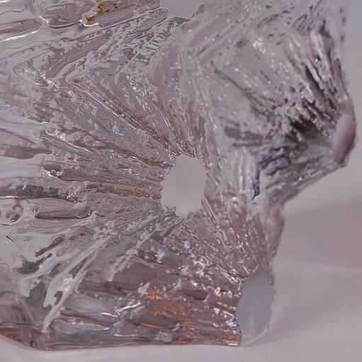 1970s Glass table lamp by Daum, France