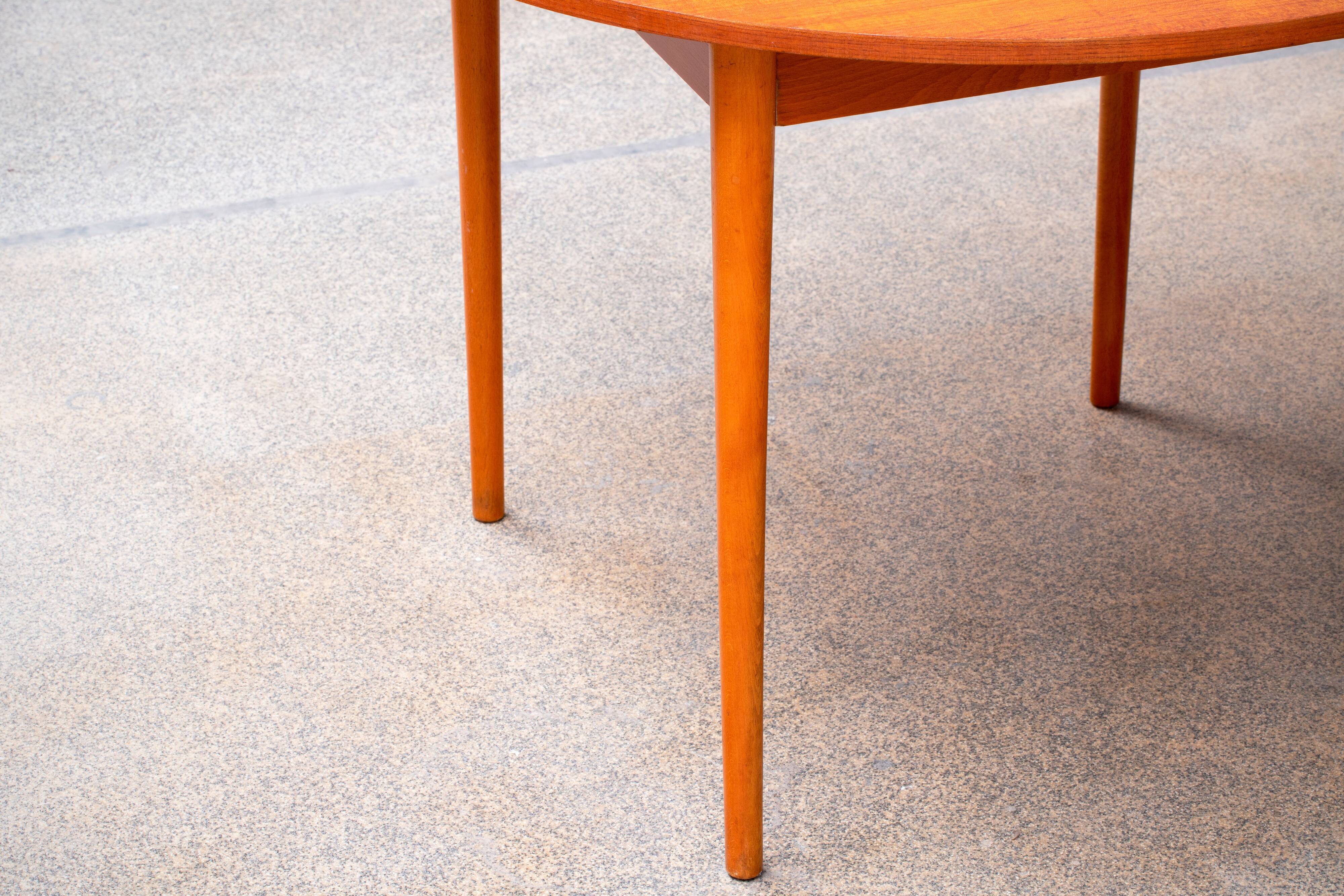 Scandinavian vintage teak table 1960