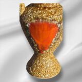 Fat Lava Pitcher French Vallauris Vintage 1950