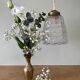 Vintage globe pendant in molded glass