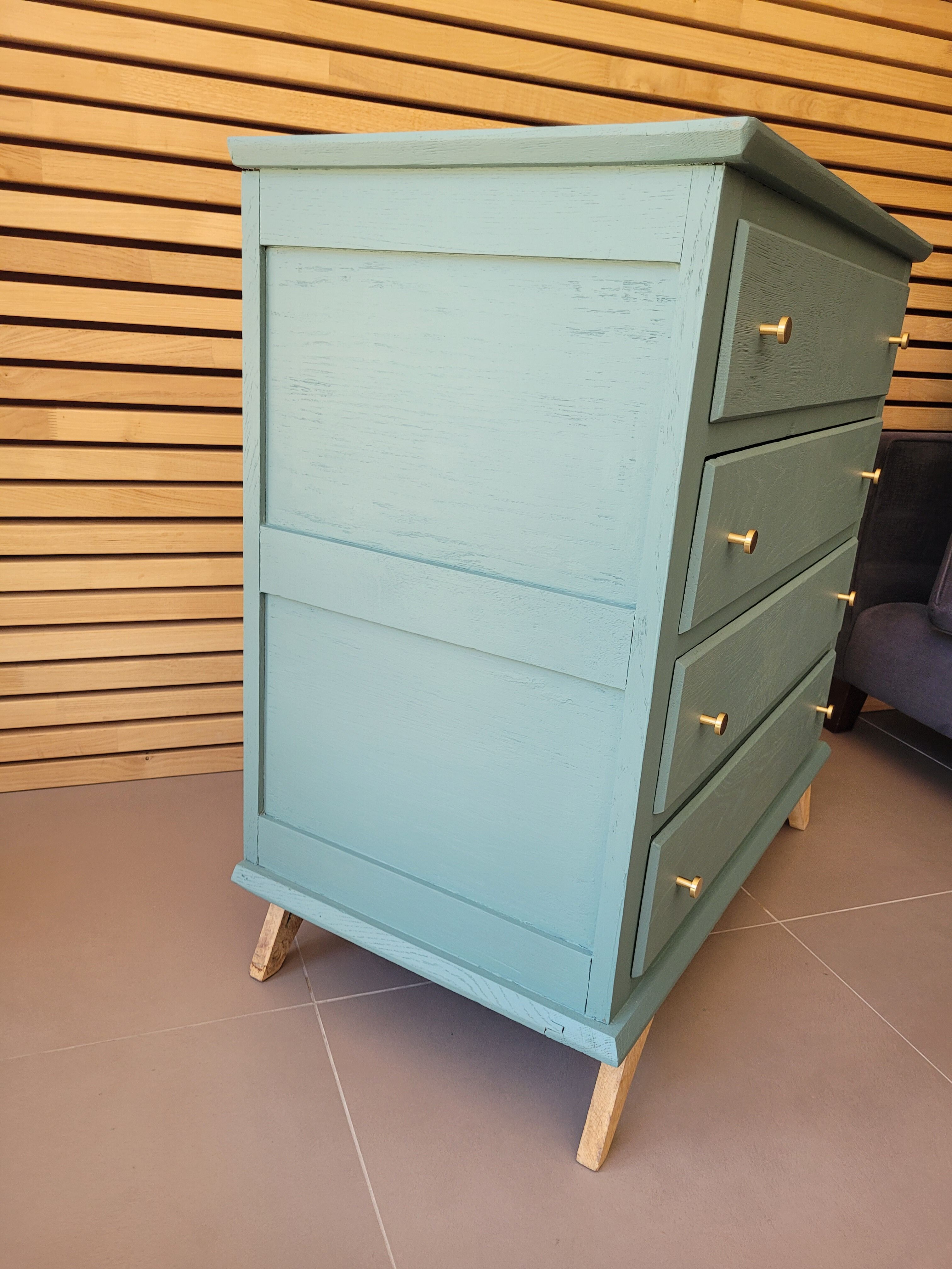 Vintage dresser 50 feet compass