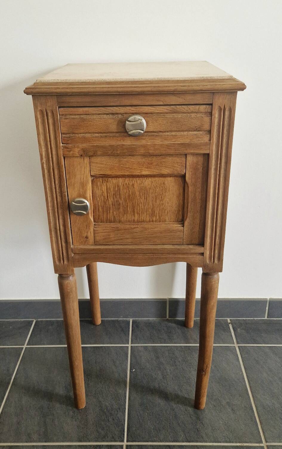 Table chevet - Style Louis XVI - Chêne massif