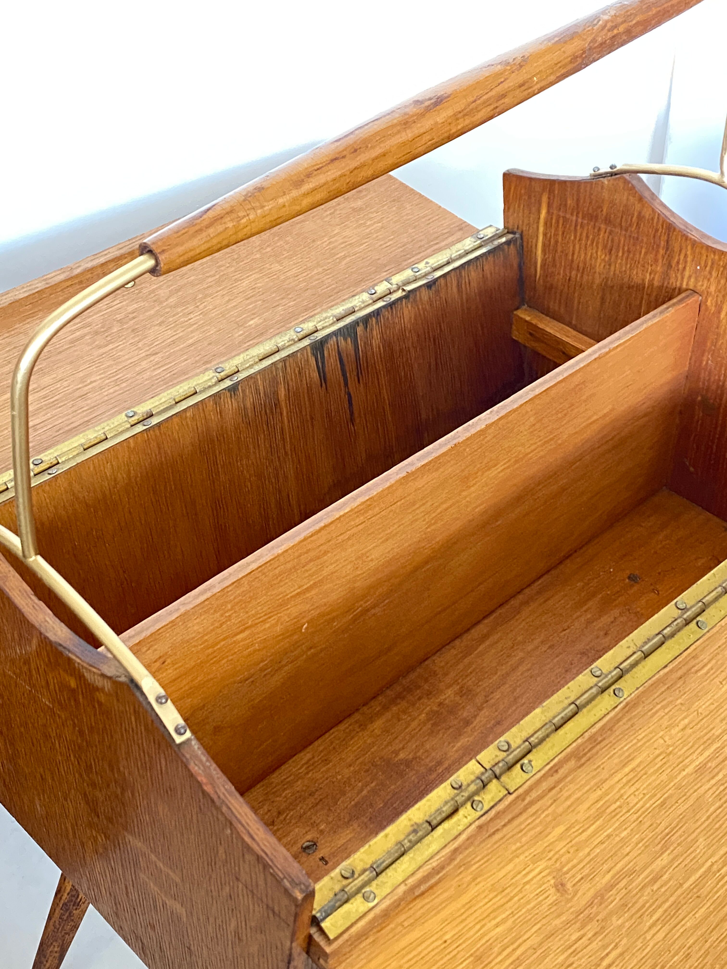 Vintage worker compass feet