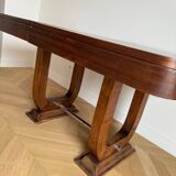Art Deco table, lyre base, 1930s