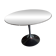 Black marble round table Knoll