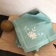 Set of 5 embroidered vintage napkins