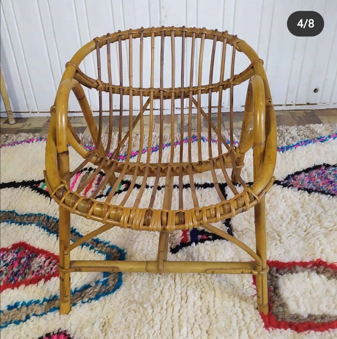 Rattan lounge for child