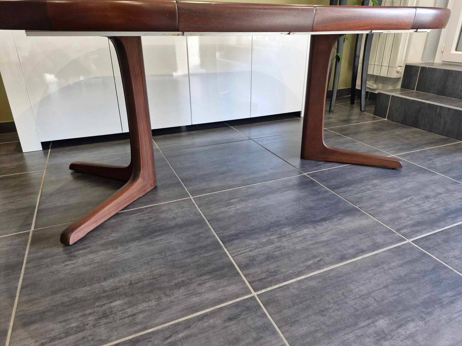 Vintage Baumann extendable table, 1970s