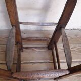 Old country folk art armchair