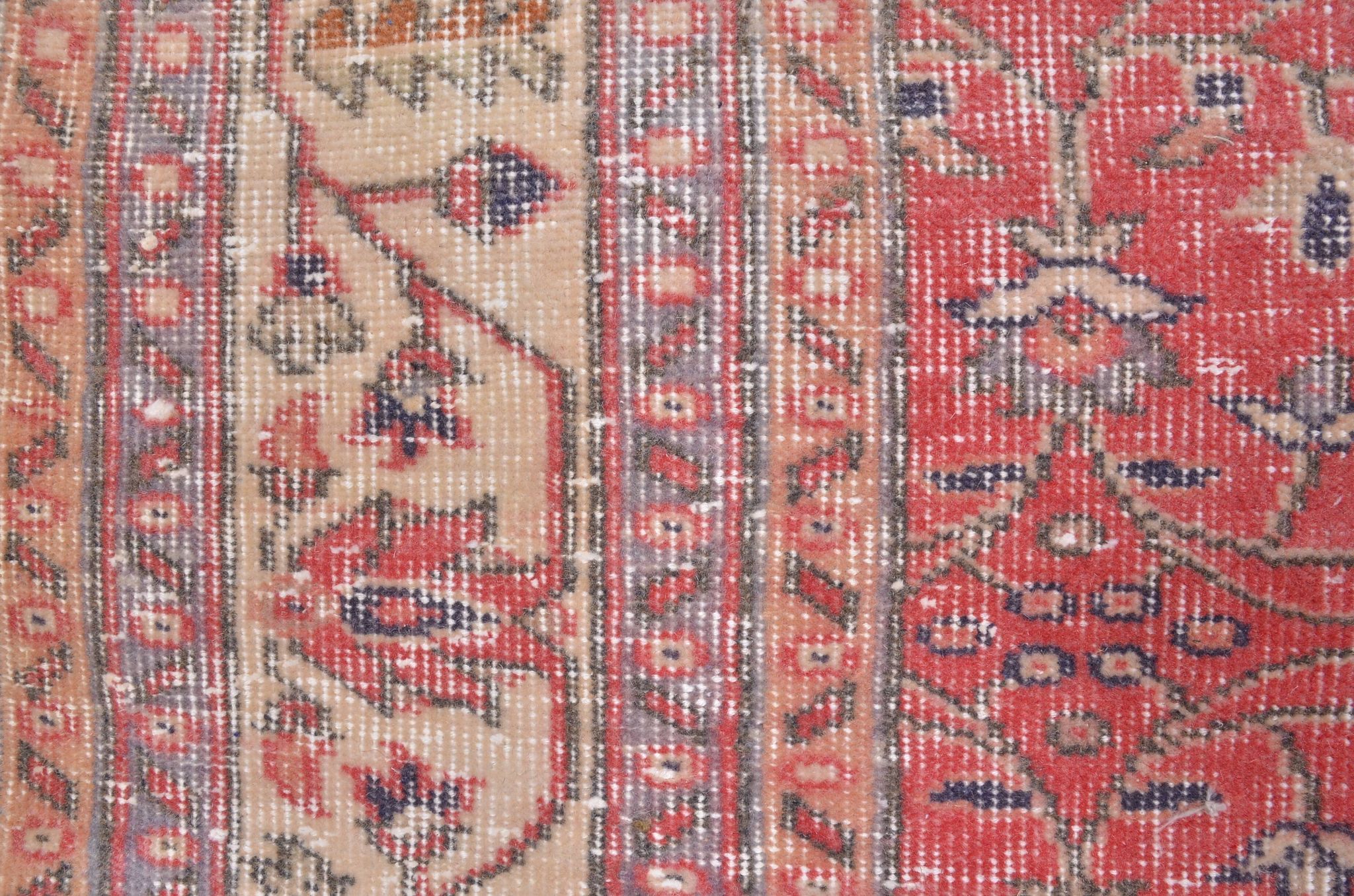 Tapis vintage Oushak turc sku2365
