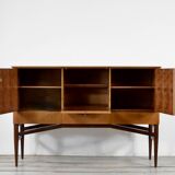 Midcentury high sideboard/ long john in teak