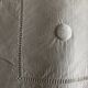 Modernist linen thread sheet 1940 embroidered with dots and openwork without monogram 240cm