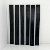 Lot de miroirs / portemanteaux Gronda par luciano Bertoncini pour Elco, 70