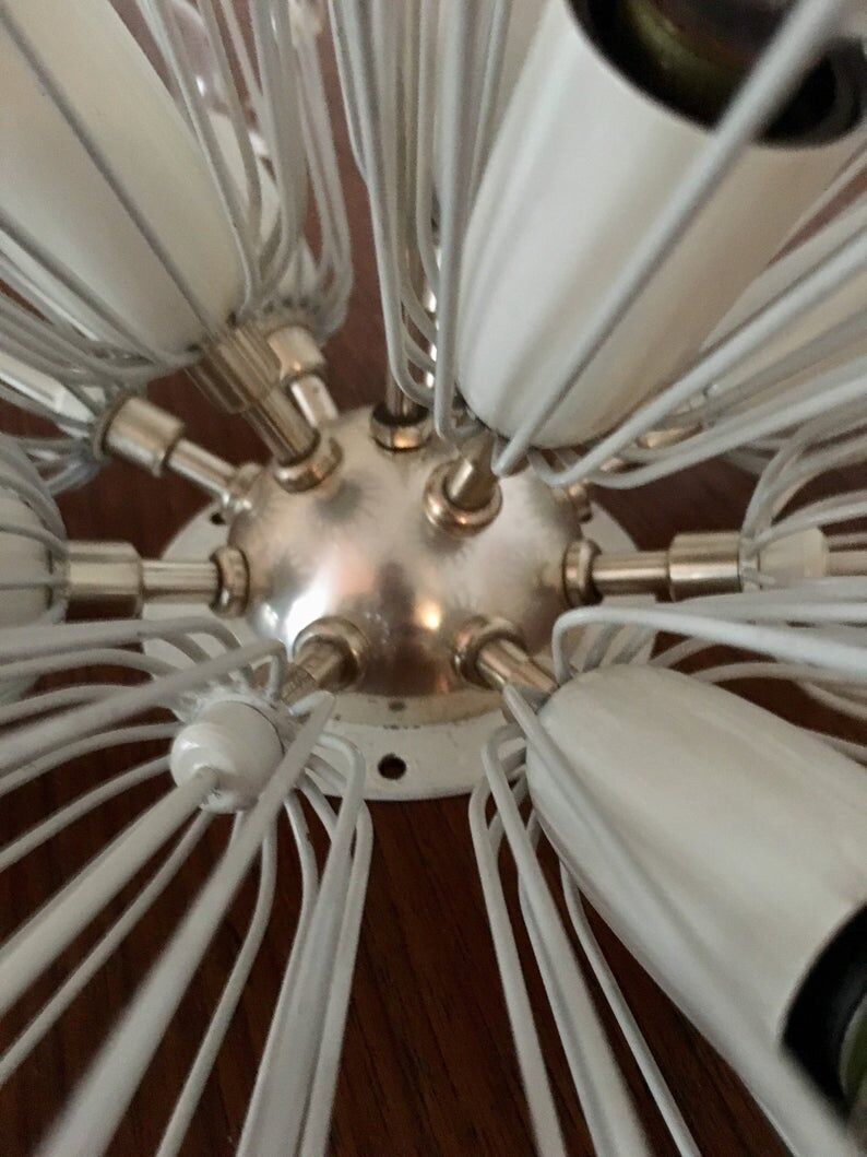 Snowflake wall or ceiling lamp by Emil Stejnar for Rupert Nikoll