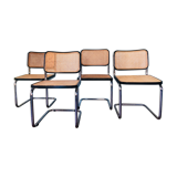 Suite of 4 chairs B32 by Marcel Breuer 70