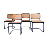 Suite of 4 chairs B32 by Marcel Breuer 70