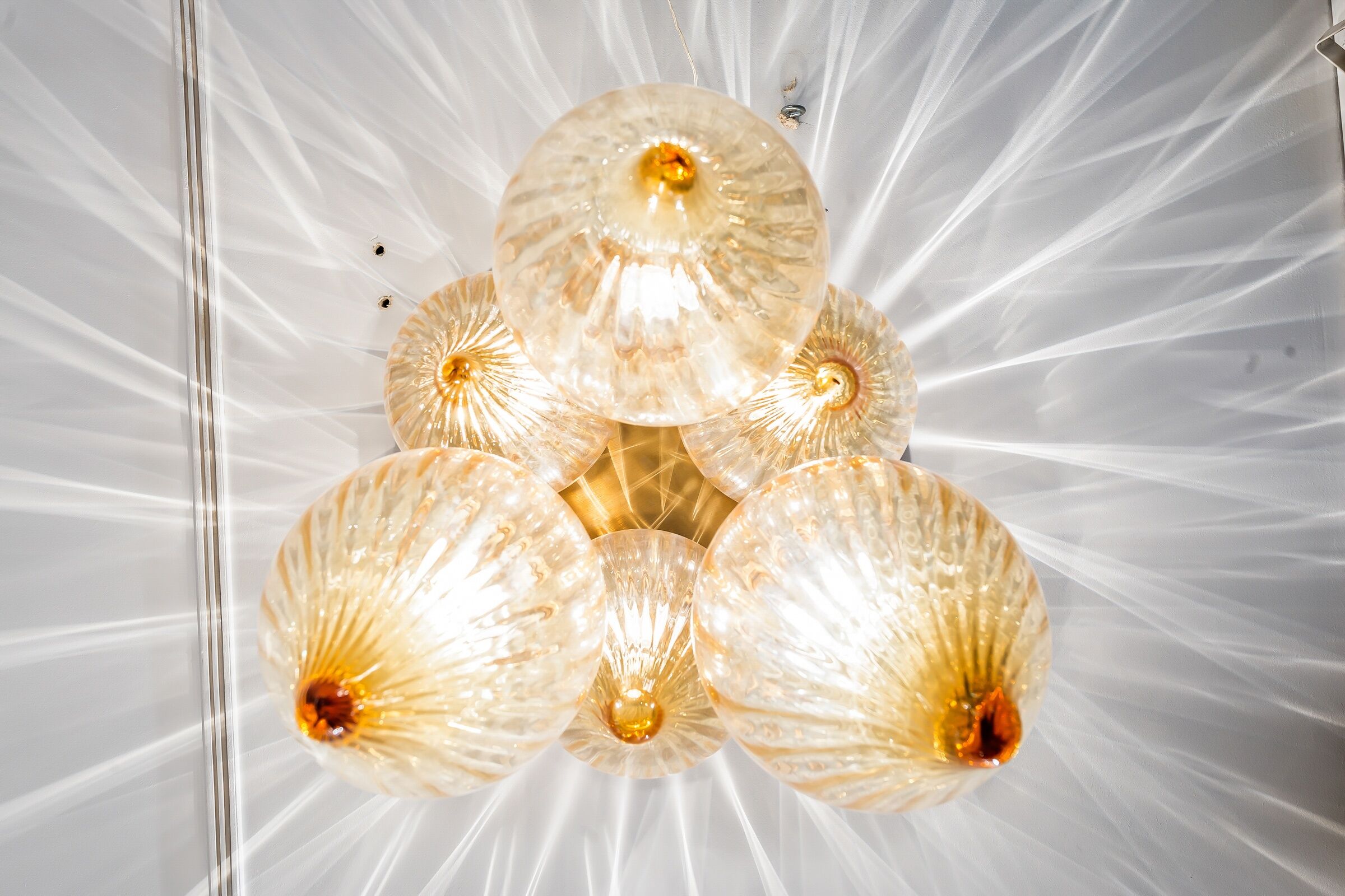 Murano glass chandelier drops