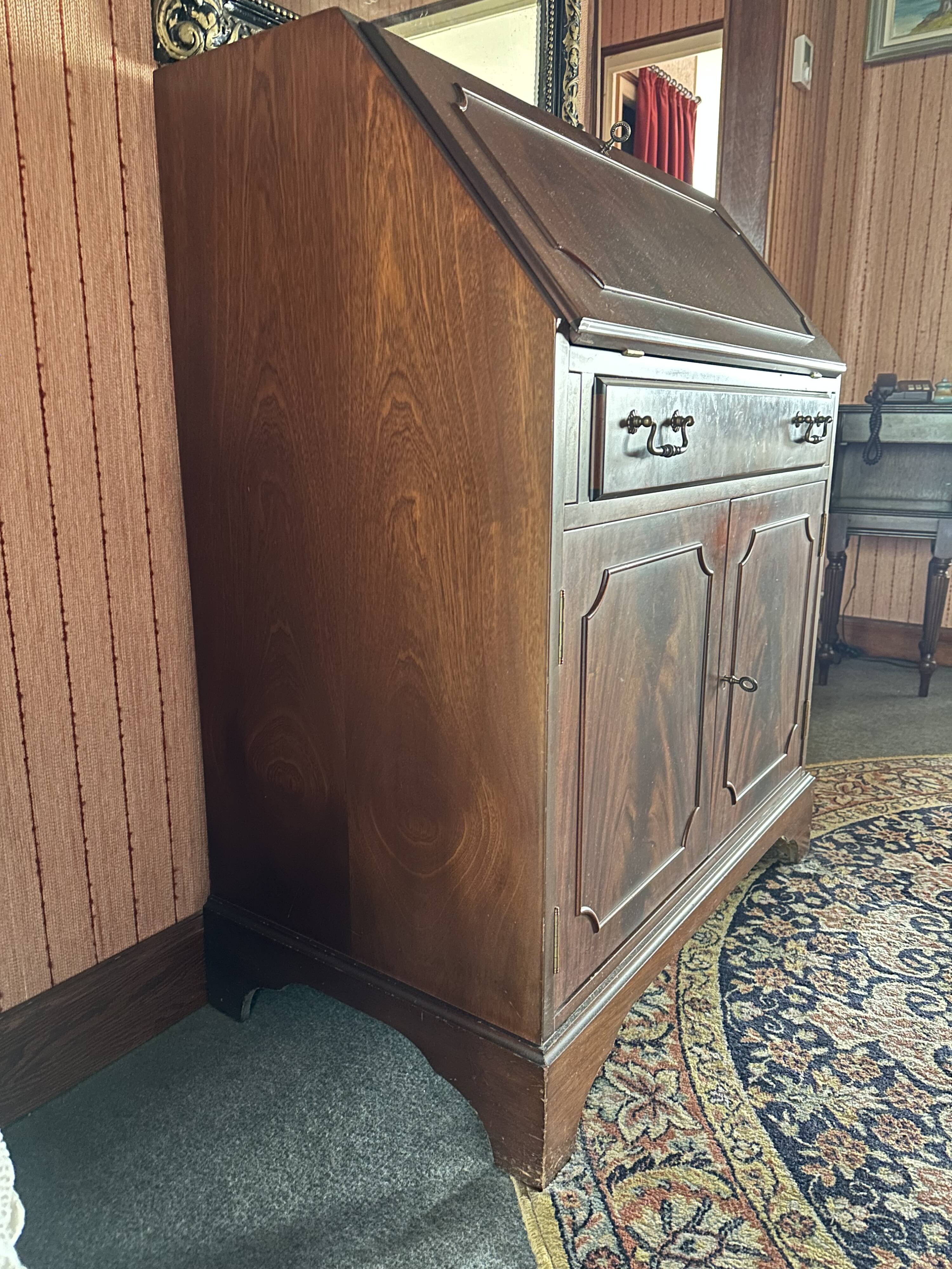 Mahogany secretary