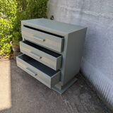 Commode vintage peinte