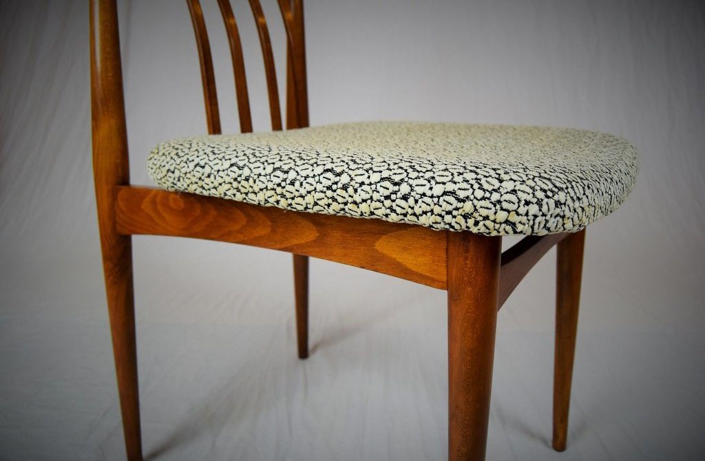 Upholstered Czechoslovakia 1960 s lounge chairs