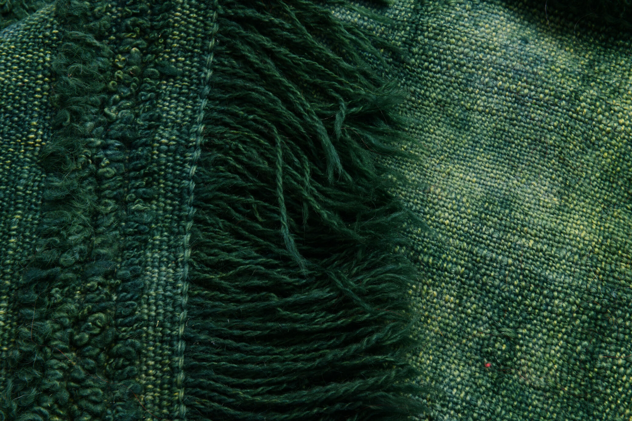 3x3 square green vintage rug 94x105cm